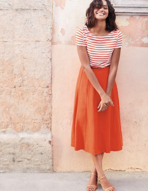 Laurie Skirt - Blood Orange Laurie Skirt - Blood Orange