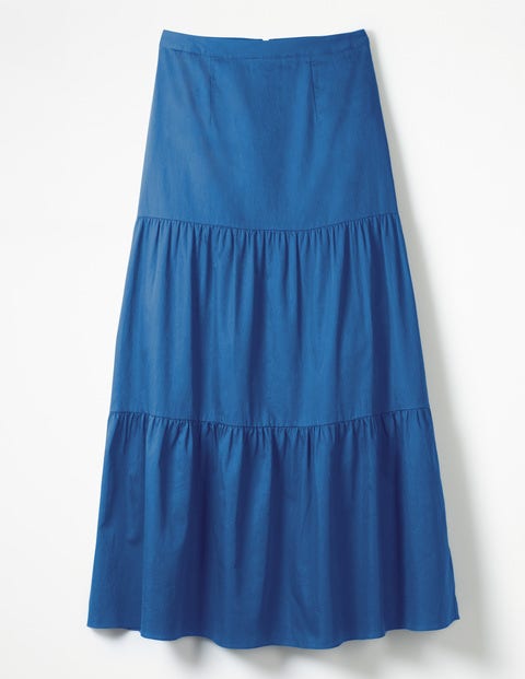 Thea Maxi Skirt - Riviera Blue Thea Maxi Skirt - Riviera Blue
