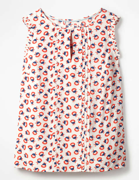 Clara Top - Ivory, Flower Cups Mini Clara Top - Ivory, Flower Cups Mini