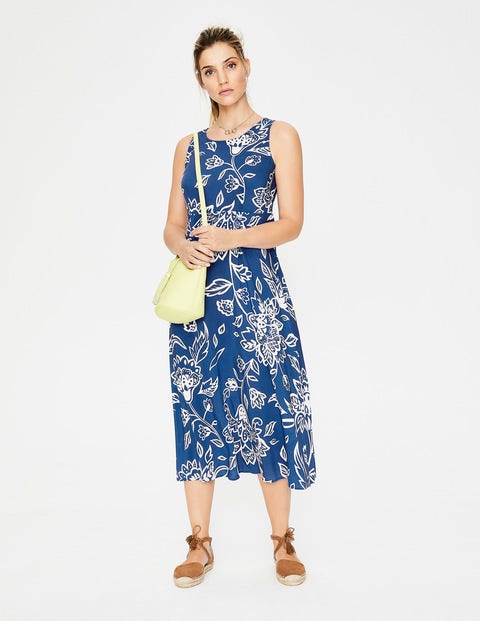 Millie Dress - Lupine Blue Wild Floral Millie Dress - Lupine Blue Wild Floral