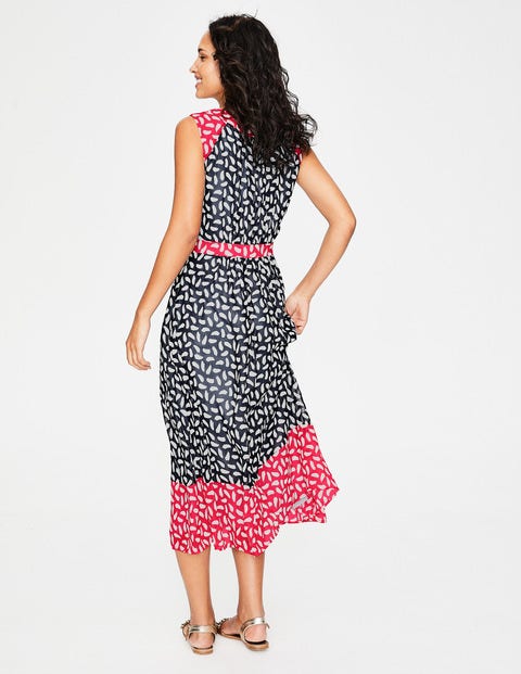 Sylvie Dress - Navy Brush Stroke Sylvie Dress - Navy Brush Stroke