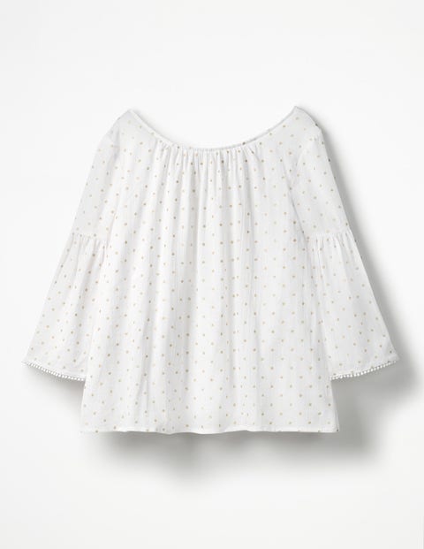 Tilda Glitter Top - White Tilda Glitter Top - White