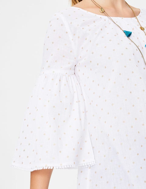 Tilda Glitter Top - White Tilda Glitter Top - White