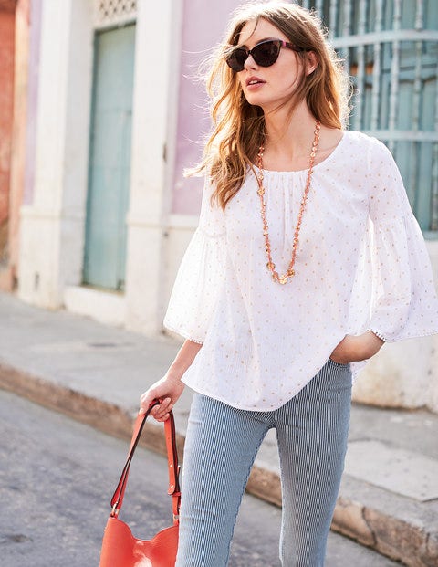 Tilda Glitter Top - White Tilda Glitter Top - White
