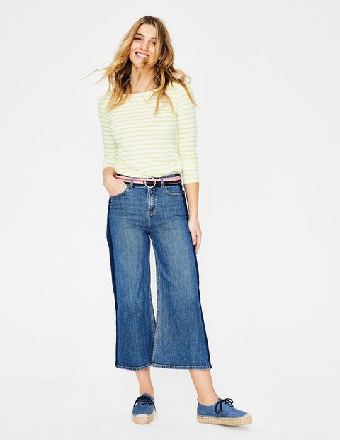 Long Sleeve Breton - Ivory/Citrus Long Sleeve Breton - Ivory/Citrus