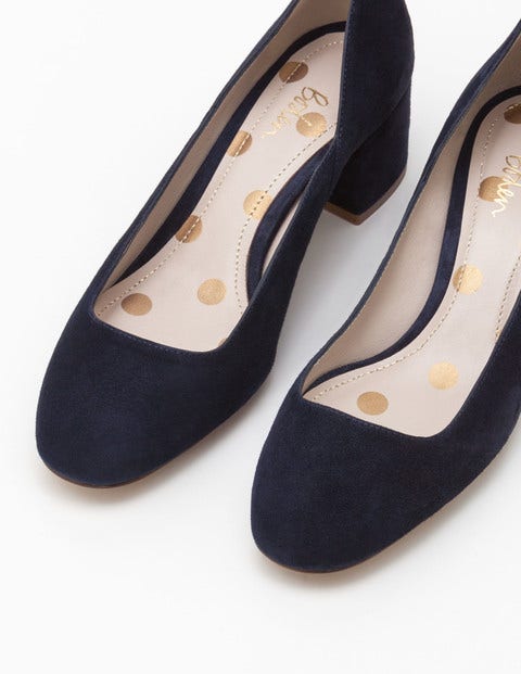 Hope Mid Heel Courts - Navy Hope Mid Heel Courts - Navy