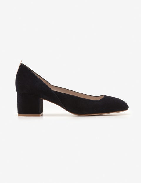 Hope Mid Heel Courts - Navy Hope Mid Heel Courts - Navy
