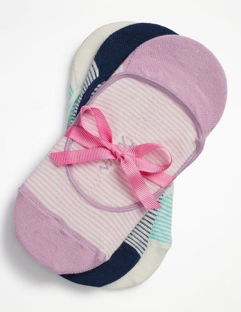 Three Pack Secret Socks - Stripe Three Pack Secret Socks - Stripe