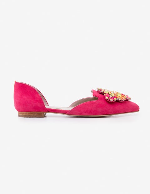 Leah Jewelled Flats - Carnival Pink Leah Jewelled Flats - Carnival Pink