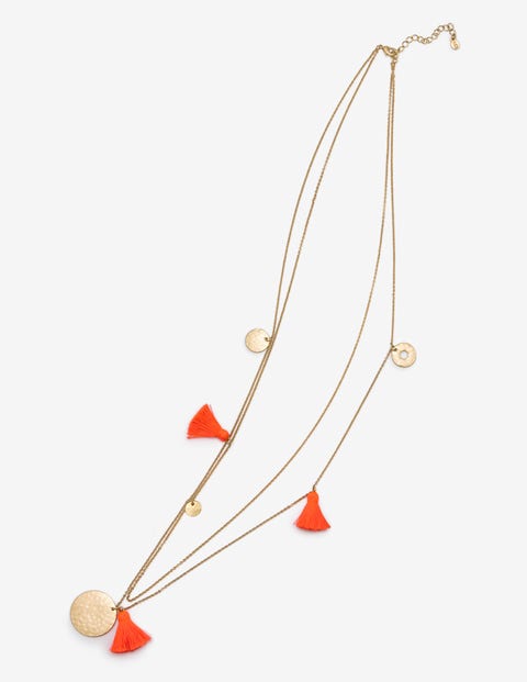 Marianna Longline Necklace - Watermelon Punch Marianna Longline Necklace - Watermelon Punch