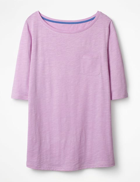 The Cotton Boat Neck Tee - Rosebay The Cotton Boat Neck Tee - Rosebay