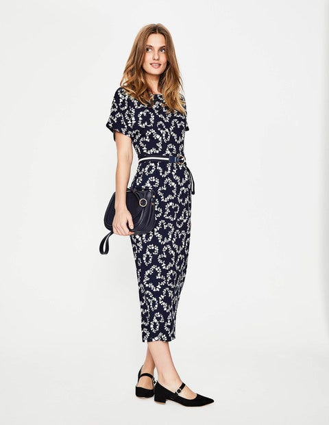 Vanessa Jersey Dress - Navy Garland Vanessa Jersey Dress - Navy Garland
