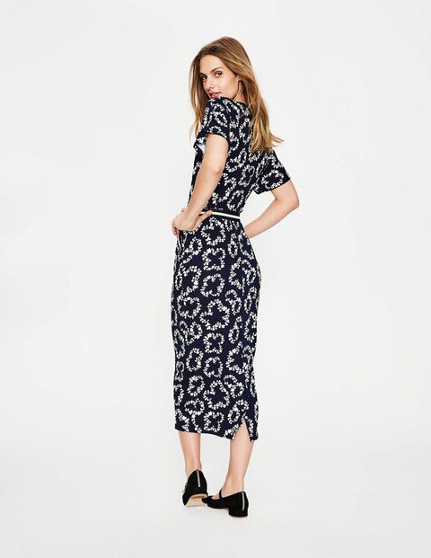 Vanessa Jersey Dress - Navy Garland Vanessa Jersey Dress - Navy Garland