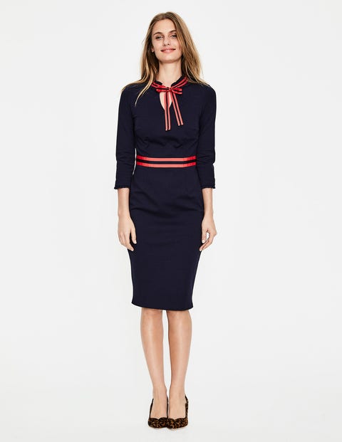 Annette Ponte Dress - Navy Annette Ponte Dress - Navy