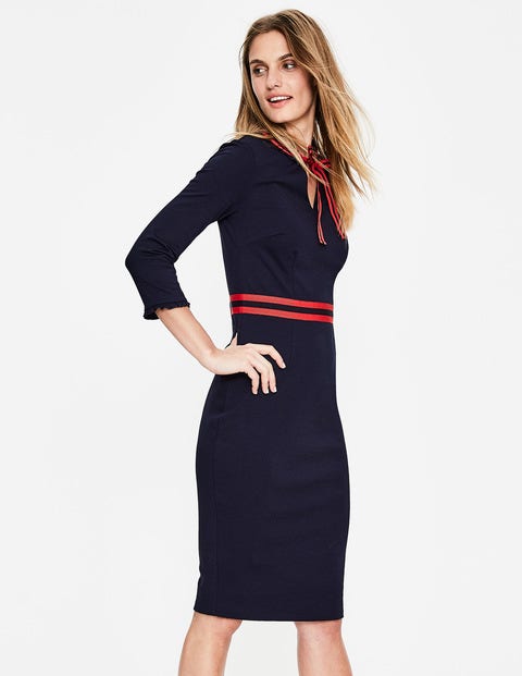 Annette Ponte Dress - Navy Annette Ponte Dress - Navy