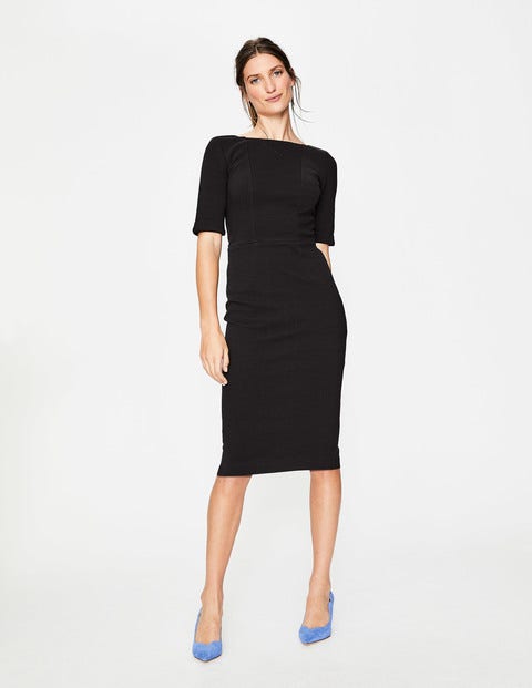 Kaia Ottoman Dress - Black Kaia Ottoman Dress - Black