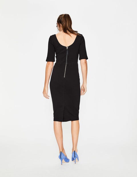 Kaia Ottoman Dress - Black Kaia Ottoman Dress - Black