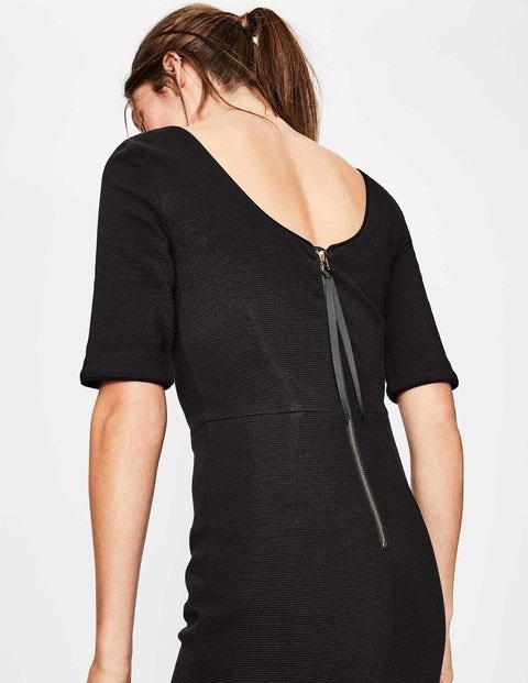 Kaia Ottoman Dress - Black Kaia Ottoman Dress - Black