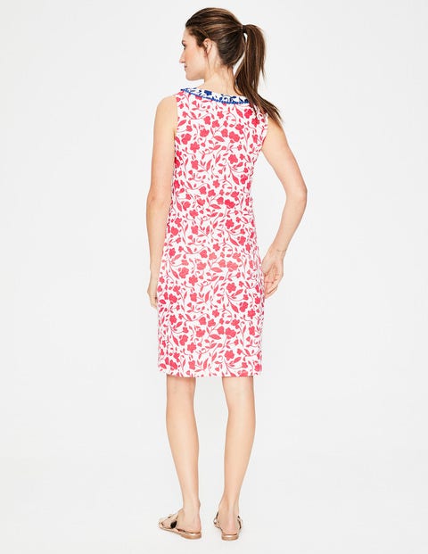 Tarifa Jersey Dress - Coral Sunset Meadow Tarifa Jersey Dress - Coral Sunset Meadow
