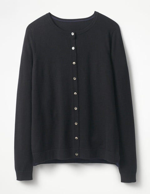 Favourite Crew Cardigan - Black Favourite Crew Cardigan - Black