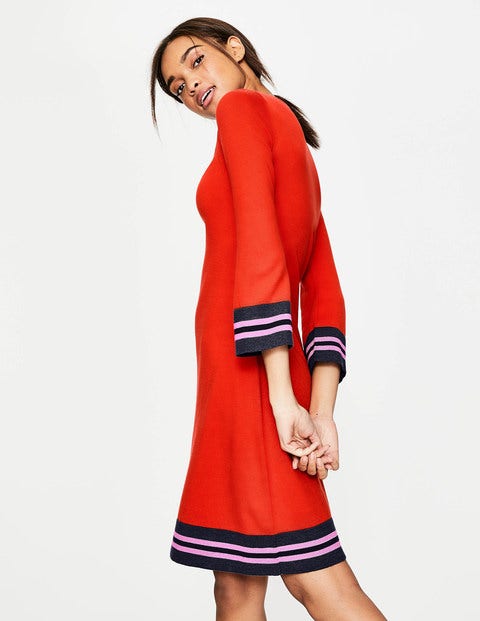 Trudy Knitted Dress - Red Pop Trudy Knitted Dress - Red Pop