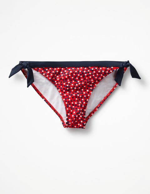 Tie Bikini Bottoms - Indie Red Multi Spot Tie Bikini Bottoms - Indie Red Multi Spot