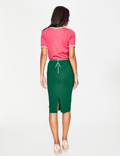 Hampshire Ponte Skirt - Sap Green Hampshire Ponte Skirt - Sap Green
