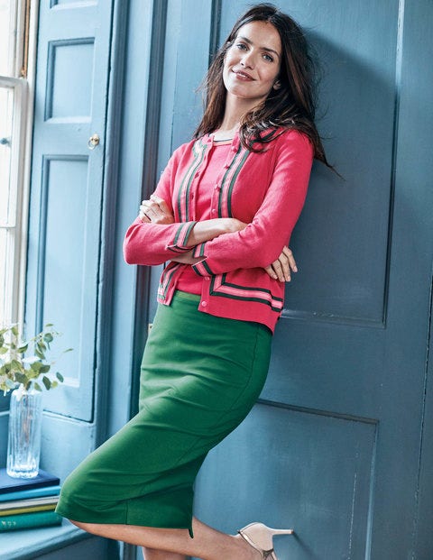 Hampshire Ponte Skirt - Sap Green Hampshire Ponte Skirt - Sap Green