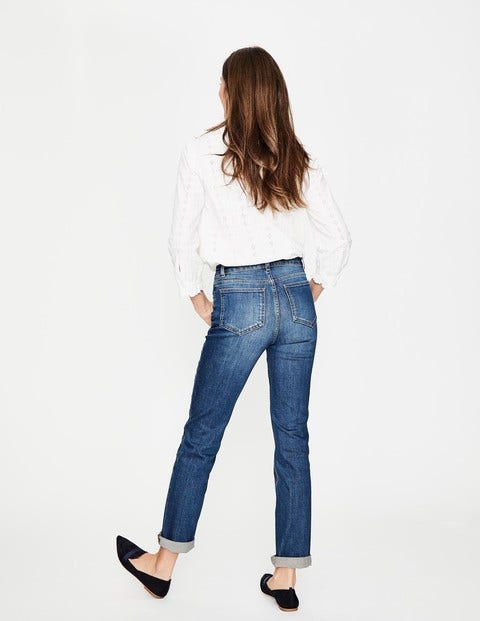 Cavendish Girlfriend Jeans - Embroidered Cavendish Girlfriend Jeans - Embroidered