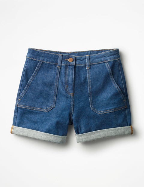 Karin Shorts - Mid Indigo Karin Shorts - Mid Indigo