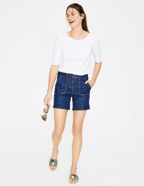 Karin Shorts - Mid Indigo Karin Shorts - Mid Indigo