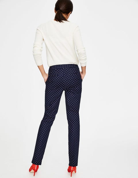 Richmond Trousers - Navy, Spot Small Richmond Trousers - Navy, Spot Small