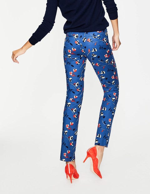 Richmond Pants - Riviera Blue, Wildflower Small Richmond Pants - Riviera Blue, Wildflower Small