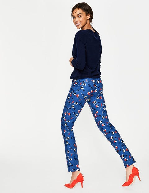 Richmond Pants - Riviera Blue, Wildflower Small Richmond Pants - Riviera Blue, Wildflower Small