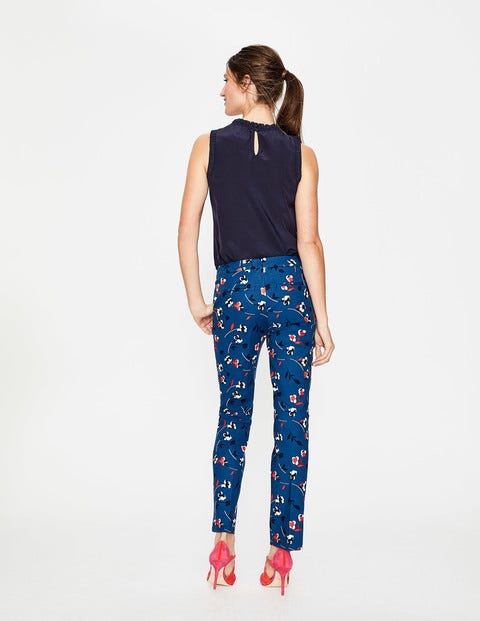 Richmond 7/8 Pants - Riviera Blue, Wildflower Small Richmond 7/8 Pants - Riviera Blue, Wildflower Small