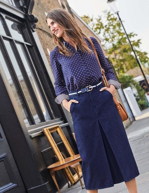 Mira Denim Skirt - Indigo Mira Denim Skirt - Indigo