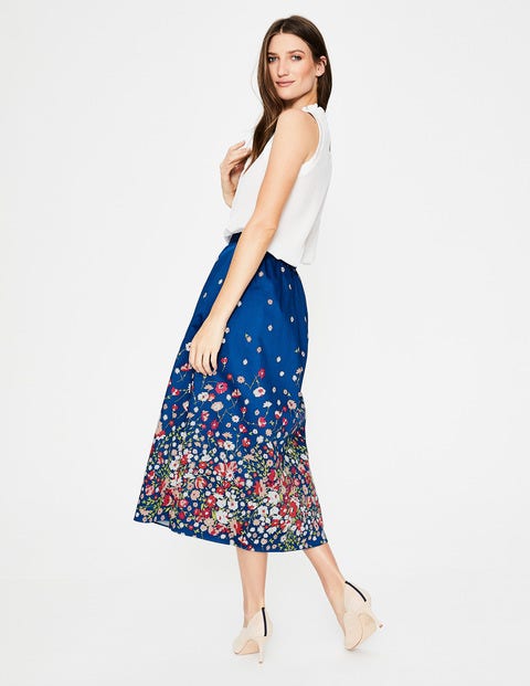 Emelia Midirock - Blau, Blumenmotiv Emelia Midirock - Blau, Blumenmotiv