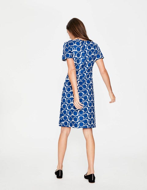 Angela Textured Dress - Riviera Blue Glasses Angela Textured Dress - Riviera Blue Glasses