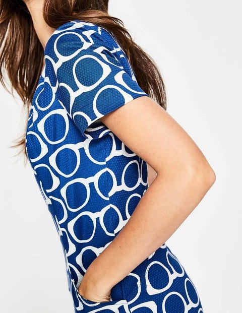 Angela Textured Dress - Riviera Blue Glasses Angela Textured Dress - Riviera Blue Glasses