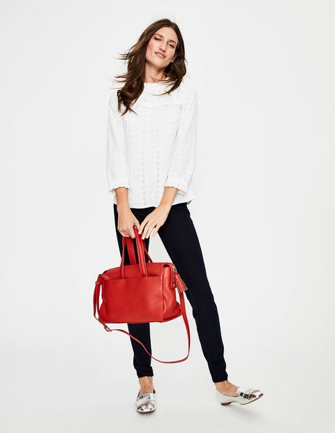 Kristie Broderie Top - White Kristie Broderie Top - White
