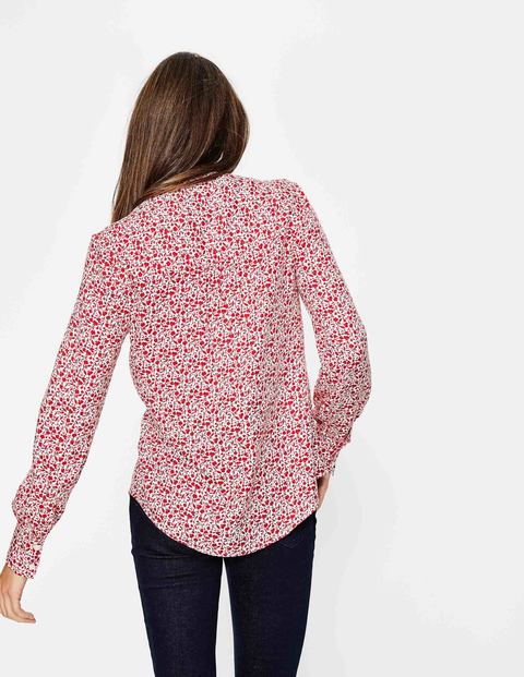 Annora Blouse - Post Box Red Meadow Annora Blouse - Post Box Red Meadow