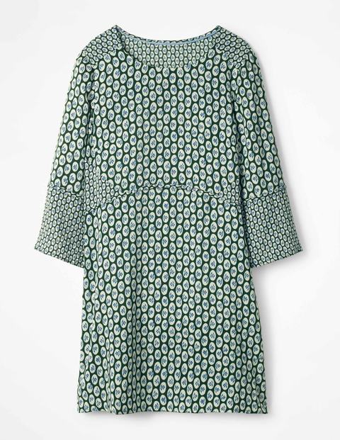 Edna Tunic - Hunter Green Cameo Floral Edna Tunic - Hunter Green Cameo Floral