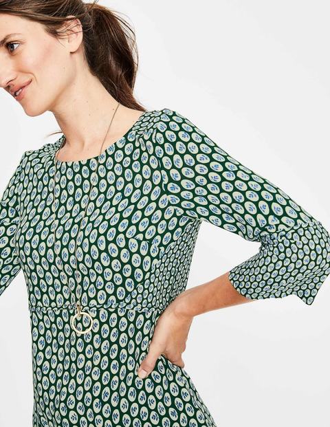 Edna Tunic - Hunter Green Cameo Floral Edna Tunic - Hunter Green Cameo Floral