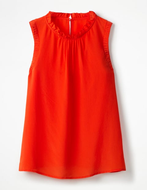 Effie Silk Top - Red Pop Effie Silk Top - Red Pop