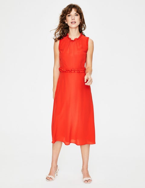 Effie Silk Dress - Red Pop Effie Silk Dress - Red Pop