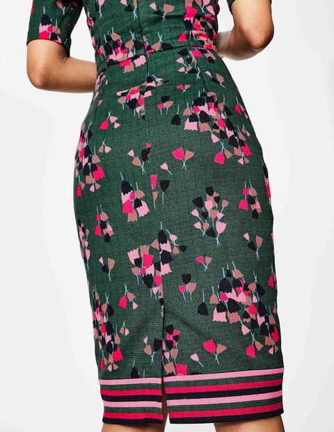 Fleur Fitted Dress - Hunter Green Tulip Fleur Fitted Dress - Hunter Green Tulip