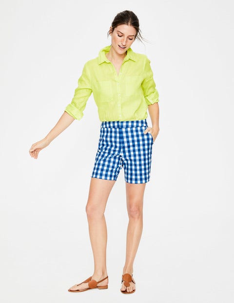 Richmond Shorts - Riviera Blue Gingham Richmond Shorts - Riviera Blue Gingham