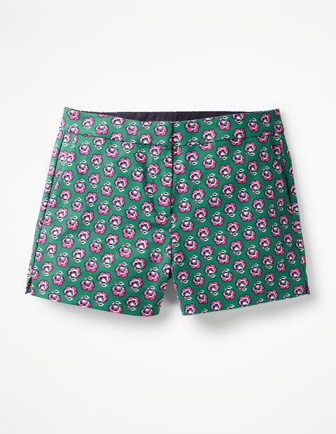 Richmond Shorts - Sap Green Woodblock Floral Sm Richmond Shorts - Sap Green Woodblock Floral Sm