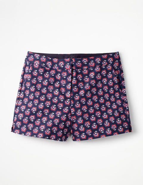 Richmond Shorts - Navy, Woodblock Floral Richmond Shorts - Navy, Woodblock Floral