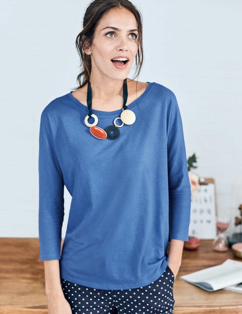 T-Shirt Tout Doux Oversize - Bleu Tendre T-Shirt Tout Doux Oversize - Bleu Tendre